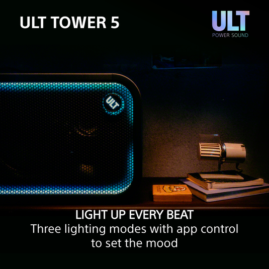 Sony ULT TOWER 5 Wireless Bluetooth Party Speaker, Black