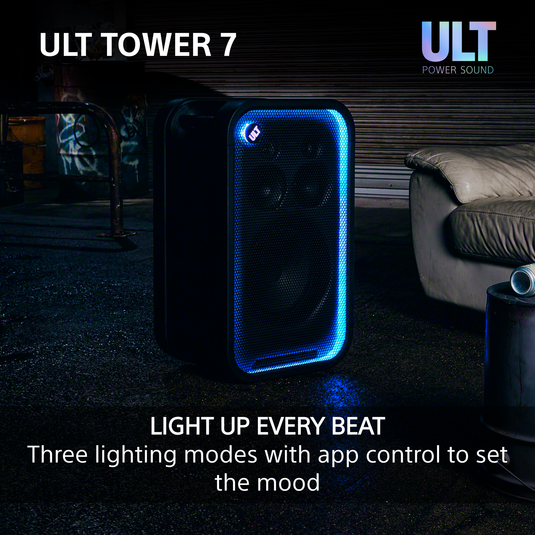 Sony ULT TOWER 7 Wireless Bluetooth Party Speaker, Black