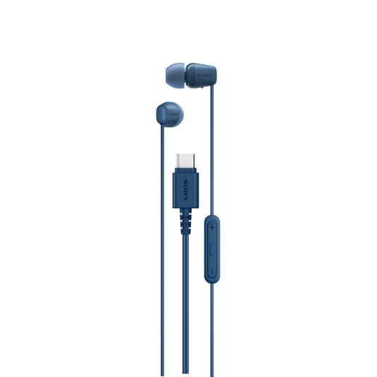 Sony IEREX15C USB-C Wired In-Ear Headphones, Blue