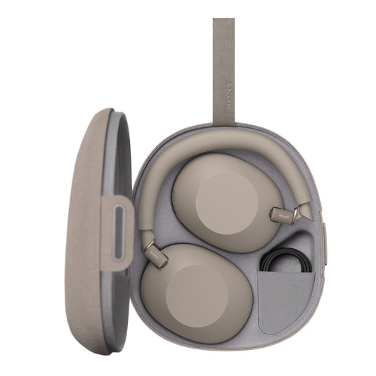 Sony WH-1000XM6 Wireless Noise Cancelling Headphones, Sandstone
