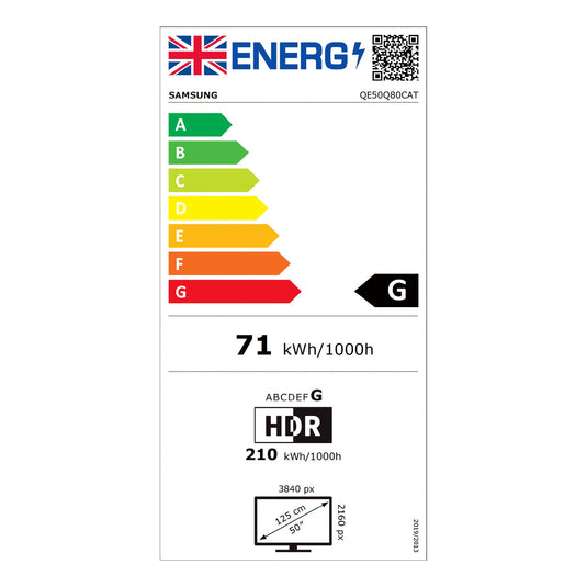 Samsung QE50Q80CA 50" Q80C QLED 4K Quantum HDR Smart TV