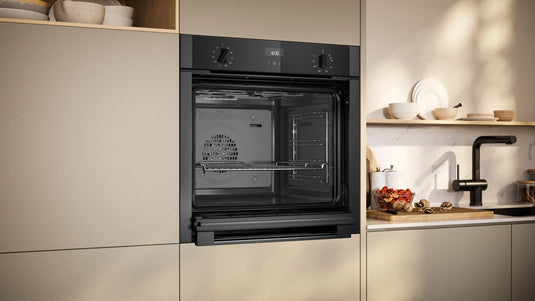 Neff B3ACE4AG3B N50 Built In Electric Single Oven, Graphite