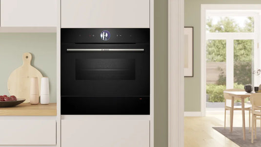 Bosch Series 8, Built-in warming drawer, 60 x 14 cm, Black