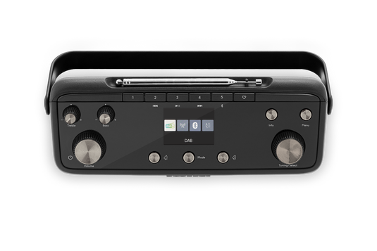 Roberts Blutune 7 Stereo DAB / DAB+ / FM Radio with 40 presets, Black