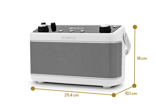 Roberts Blutune 7 Stereo DAB / DAB+ / FM Radio with 40 presets, White