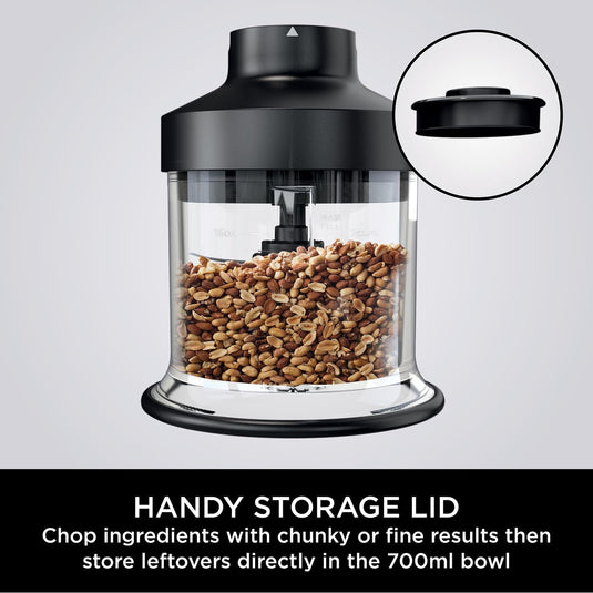 Ninja CI100UK Foodi 3-in-1 Hand Blender, Mixer & Chopper