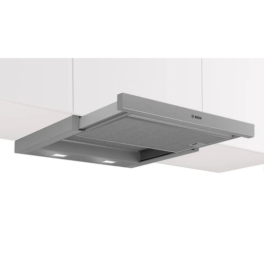 Bosch Series 4, Telescopic cooker hood, 60 cm, Silver metallic