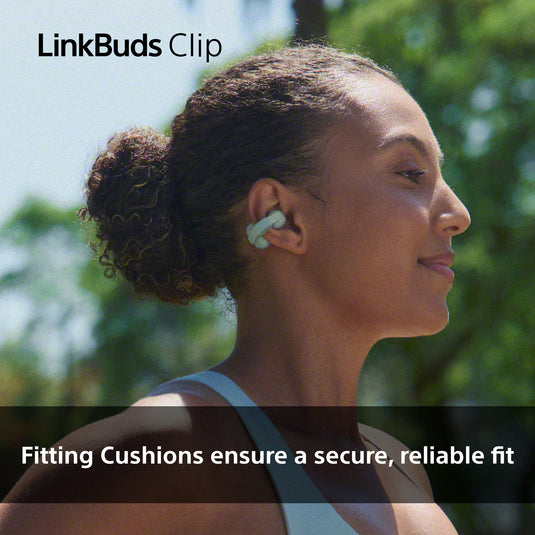 Sony WF-LC900 LinkBuds Clip Wireless Headphones, Violet