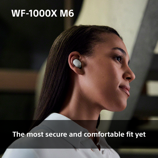 Sony WF-1000XM6 Wireless Noise Cancelling Earbuds, Silver