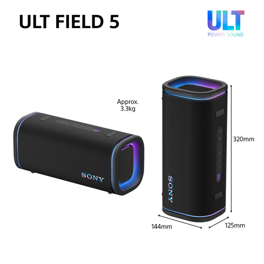 Sony SRS-ULT50 ULT FIELD 5 Wireless Speaker, Black