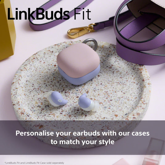 Sony WF-LS910 LinkBuds Fit Wireless Noise Canceling Headphones, White