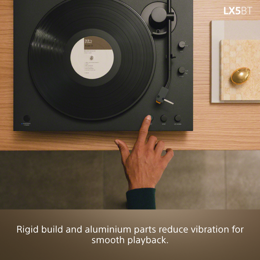 Sony PS-LX5BT Bluetooth / Audio Cable Turntable, Black