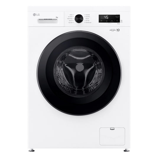 LG F4X1009NWK Series 2 Direct Drive - 9 kg 1400 Spin Washing Machine - White - A Rated