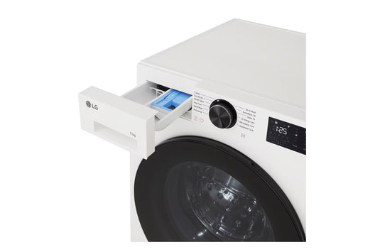 LG F4X5011TWB Series 5 AI Direct Drive - 11 kg 1400 Spin Washing Machine - White