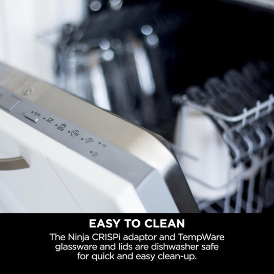 Ninja FN101UKSG CRISPi 4-in-1 Portable Glass Airy Fryer, Sage