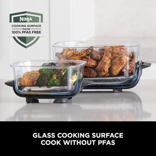 Ninja FN101UKSG CRISPi 4-in-1 Portable Glass Airy Fryer, Sage