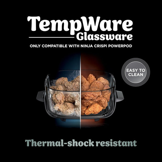 Ninja FN101UKSG CRISPi 4-in-1 Portable Glass Airy Fryer, Sage