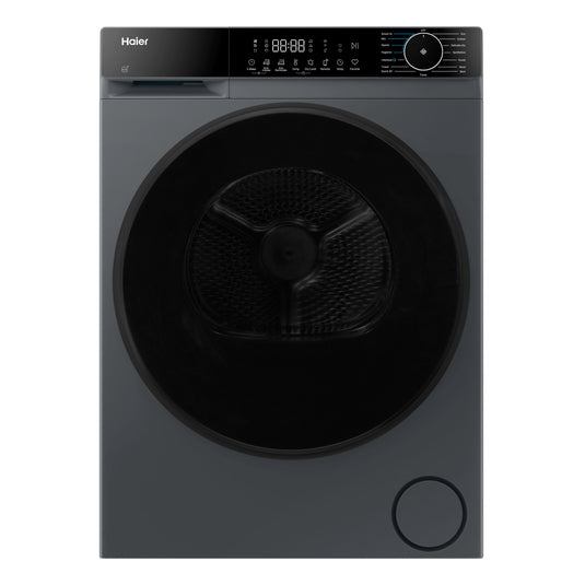 Haier HD90D357AGU1U X Series 5 Plus WiFi-enabled 9kg Heat Pump Tumble Dryer - Graphite