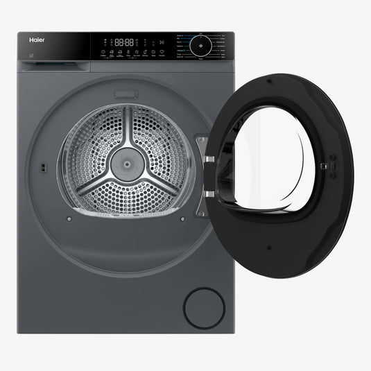Haier HD90D357AGU1U X Series 5 Plus WiFi-enabled 9kg Heat Pump Tumble Dryer - Graphite