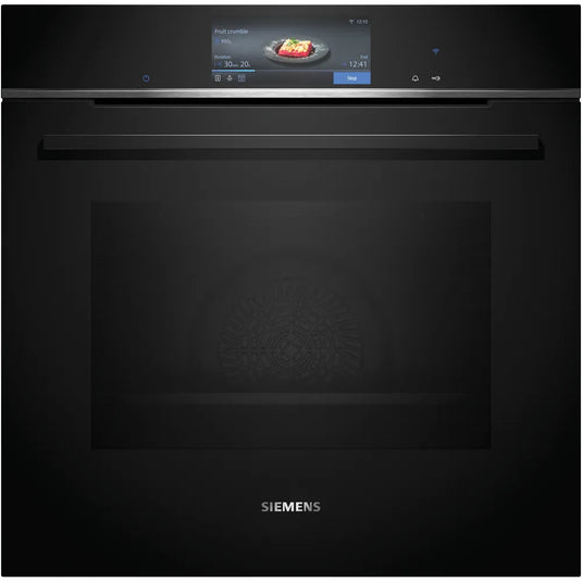 Siemens iQ700, Built-in oven, 60 x 60 cm, Black