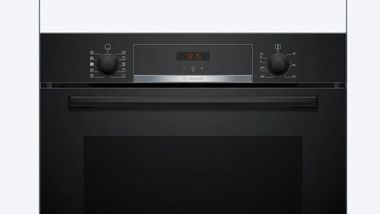 Bosch Series 4, Built-in oven with added steam function, 60 x 60 cm, Black