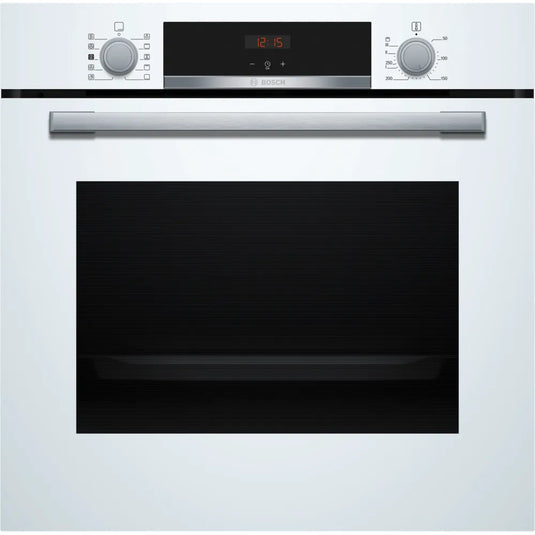 Bosch Series 4, Built-in oven with added steam function, 60 x 60 cm, White