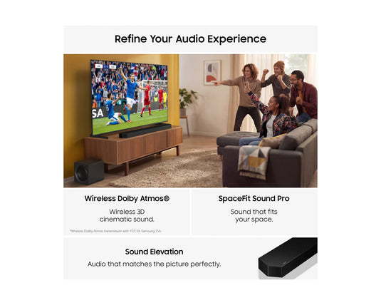 Samsung HW-Q800H 5.1.2ch Q-Series Soundbar with Subwoofer - Black