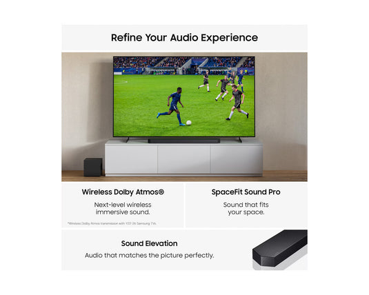 Samsung HW-Q930H Wireless 9.1.4ch Q-Series Soundbar with Subwoofer Dolby Atmos - Titan Black
