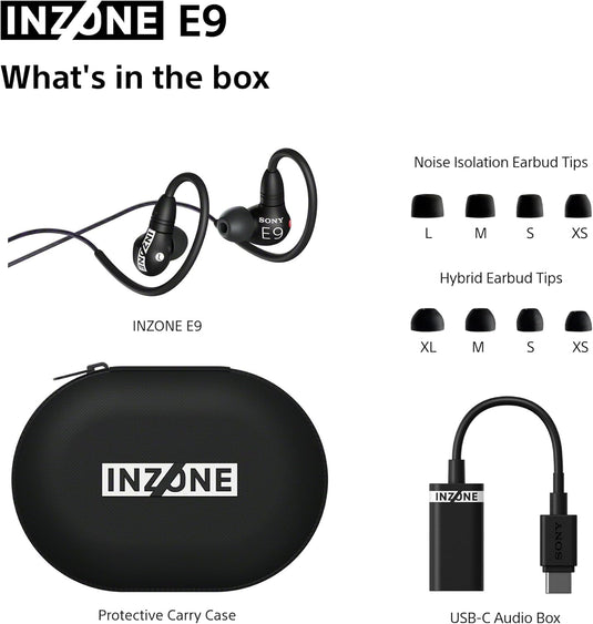 Sony IER-900 INZONE E9 In-Ear, Black