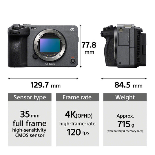 Sony ILME-FX3 Full-Frame Cinema Camera