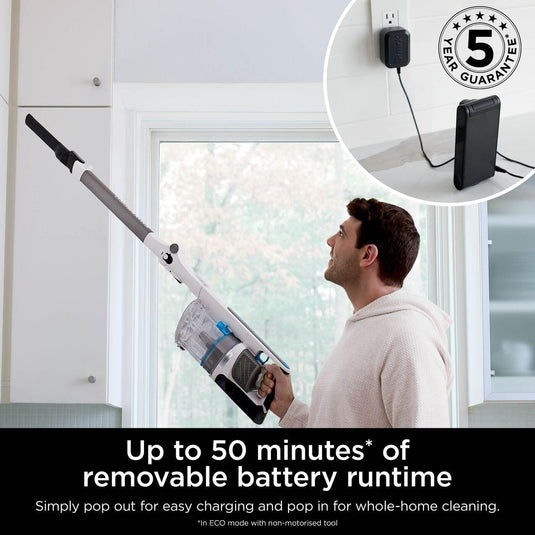 Shark IZ380UKT PowerPro Pet Cordless Stick Vacuum, with Anti Hair Wrap & Floor Detect