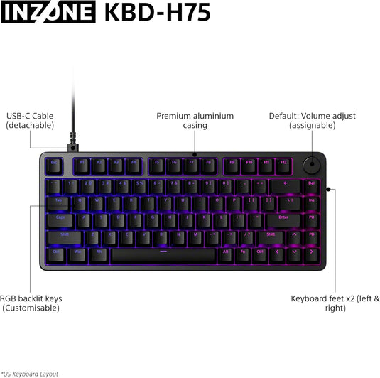 Sony KBD-H75 INZONE Keyboard