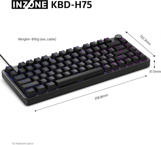 Sony KBD-H75 INZONE Keyboard