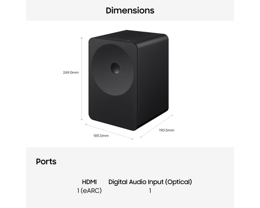 Samsung HW-LS70H Multi-Directional Music Studio 7 WiFi-Bluetooth Wireless Speaker - Black