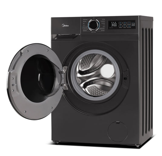 Midea MF110W80BA10TUK 8kg 1400 Spin Washing Machine - Graphite