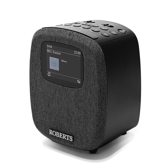 Roberts Ortus 5 DAB+/FM Bedside Radio with Bluetooth, Black