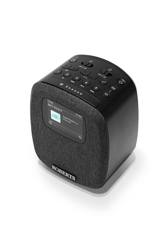 Roberts Ortus 5 DAB+/FM Bedside Radio with Bluetooth, Black