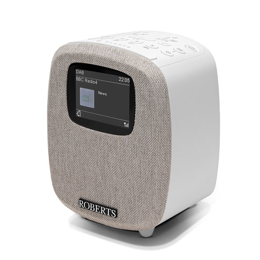 Roberts Ortus 5 DAB+/FM Bedside Radio with Bluetooth, White