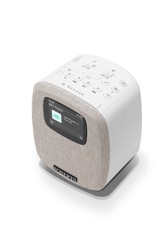 Roberts Ortus 5 DAB+/FM Bedside Radio with Bluetooth, White