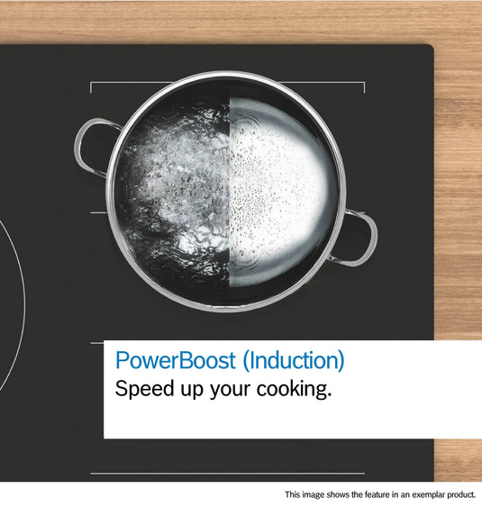 Bosch Series 4, Induction hob, 60 cm, Matt black