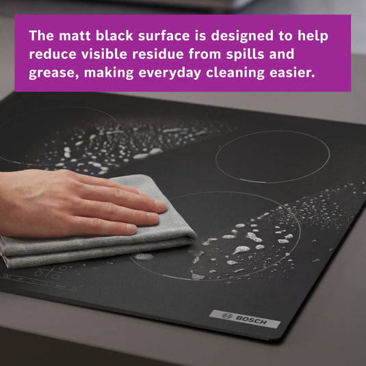 Bosch Series 4, Induction hob, 60 cm, Matt black