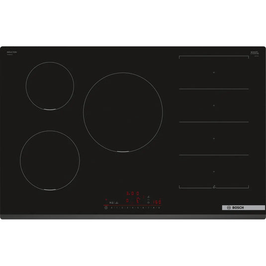 Bosch Series 6, Induction hob, 80 cm, Black