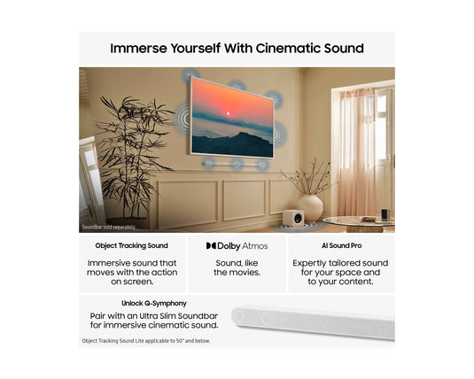 Samsung QE50LS03F 50" The Frame QLED 4K Vision AI Smart TV