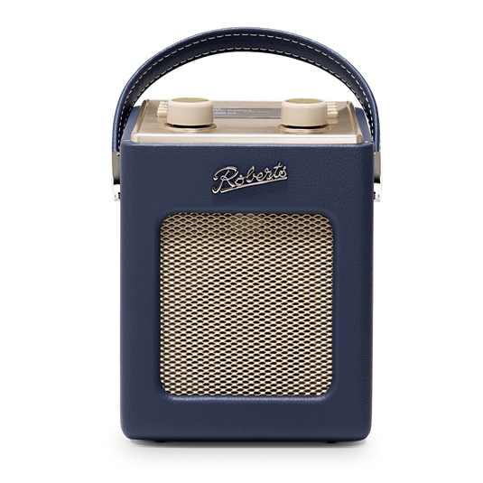 Roberts Revival Mini 2 DAB/DAB+/FM Portable Radio with Bluetooth, Midnight Blue