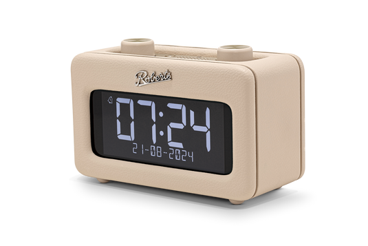 Roberts Revival Rest DAB+/FM Bedside Radio, Pastel Cream