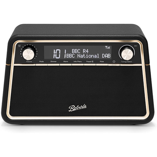 Roberts Reva DAB+/FM Table-top Radio with Bluetooth, Black
