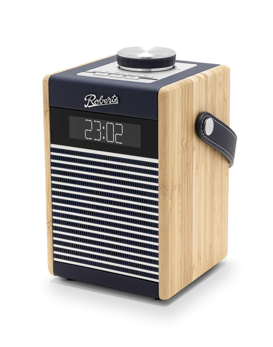 Roberts Rambler Midi DAB/DAB+/FM RDS Bookshelf Radio, Navy Blue