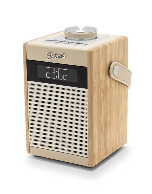 Roberts Rambler Midi DAB/DAB+/FM RDS Bookshelf Radio, Pastel Cream