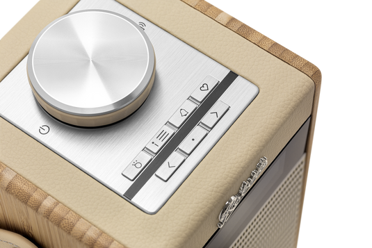 Roberts Rambler Midi DAB/DAB+/FM RDS Bookshelf Radio, Pastel Cream
