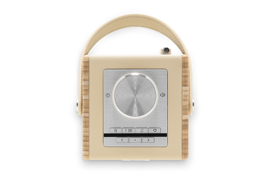 Roberts Rambler Midi DAB/DAB+/FM RDS Bookshelf Radio, Pastel Cream